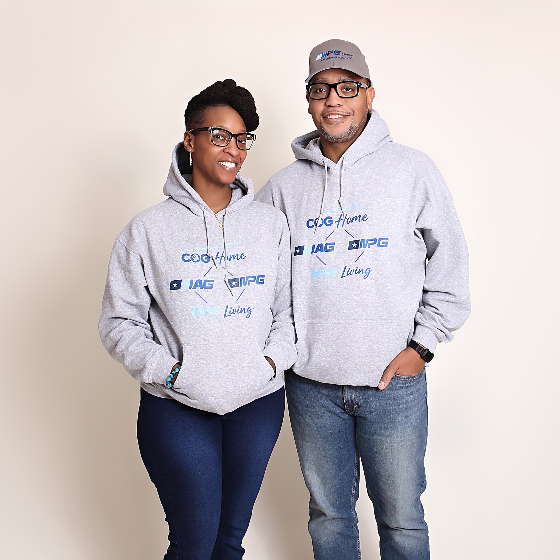Kadori and Jarrod Marshall, founders of MPG Living