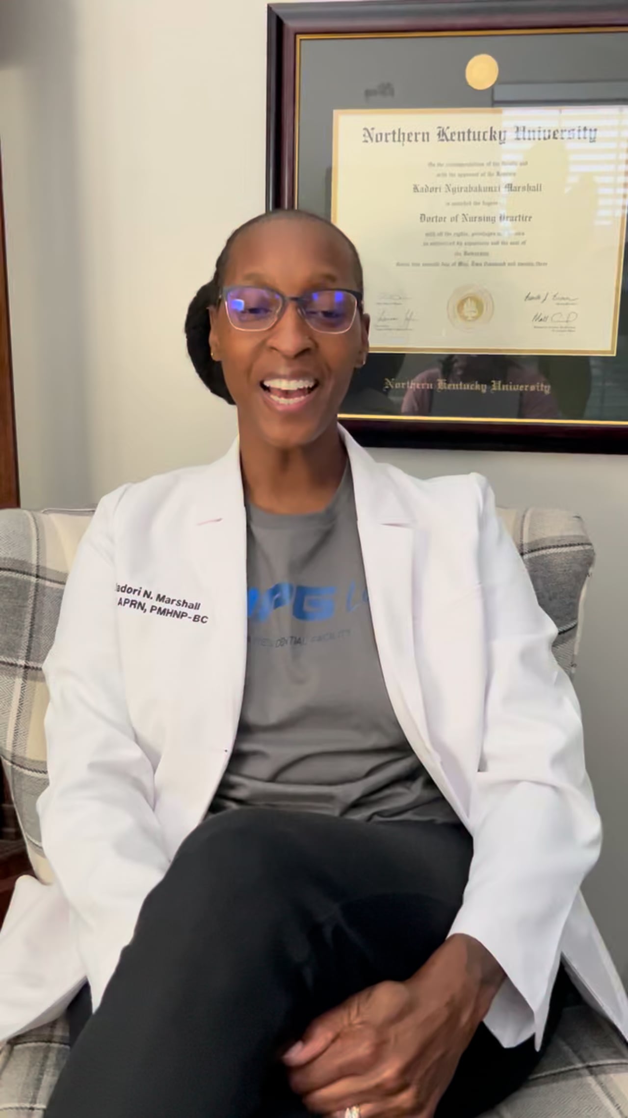Dr. Kadori Marshall introducing MPG Living